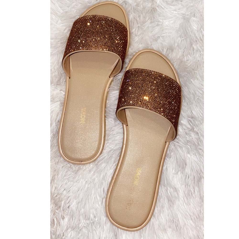 Sparkly Flat Sandals